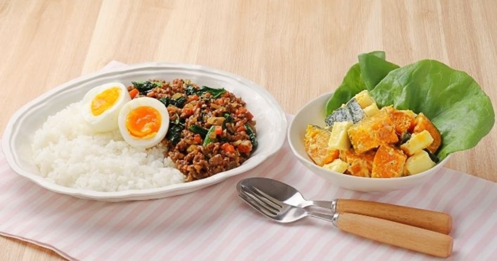<中高生向け>たんぱく質25g&緑黄色野菜100g以上の献立